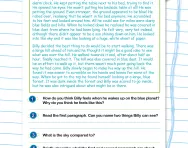 Reading comprehension: The blue planet