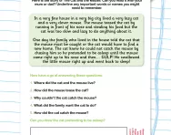 Reading comprehension: The Cat and the Mouse