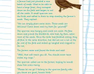 Reading comprehension: THE FARMER AND THE SPARROW