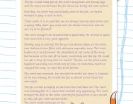 Reading comprehension: THE FOX AND THE STORK