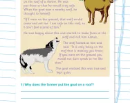 Reading comprehension: THE KID AND THE WOLF
