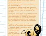 Reading comprehension: THE LION AND THE FLY