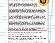 Reading comprehension: The night watch worksheet