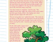 Reading comprehension: THE OAK AND THE REEDS