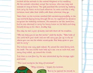 Reading comprehension: THE TORTOISE AND THE DUCKS