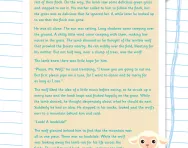 Reading comprehension: THE WOLF AND THE LAMB