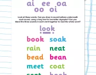Reading CVVC words