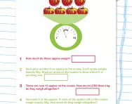 Reading measurements: weight worksheet