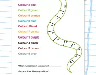 Reading numbers 0 to 10 worksheet
