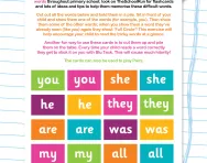 Reading tricky words