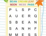 Reception wordsearch