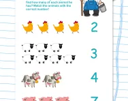 Recognising and counting numbers 0-10