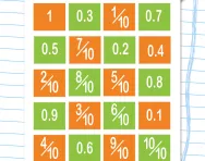 Relating fractions to decimals worksheet