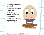 Rhyming words worksheet