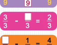 Subtracting fractions with the same denominators tutorial