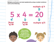 Factors and multiples practice