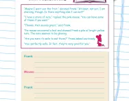 Setting out a play script correctly worksheet