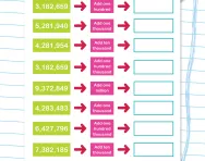Seven- and eight-digit numbers: understanding place value worksheet