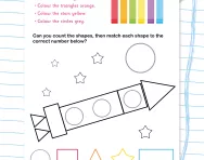 Shape count and colour