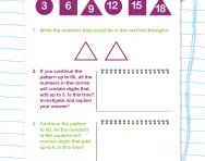 Shaped number puzzle