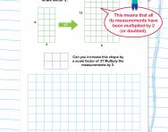 Shapes and scale factors worksheet