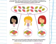 Sharing method for division worksheet