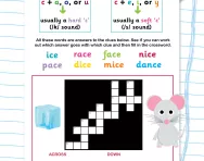 Soft 'c' crossword