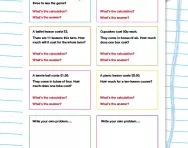 Solving money problems: Addition worksheet
