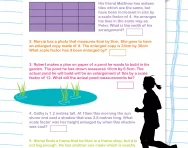 Solving scale factor problems worksheet