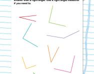 Sorting right angles