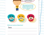 Sound buckets: using 'ss', 'll' and 'zz'