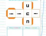 Sound die: words containing i and u
