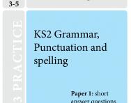 KS2 SATs Grammar, punctuation and spelling TheSchool Run practice paper E