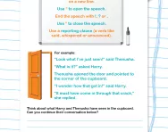Speech marks practice