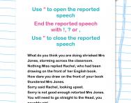 Speech punctuation worksheet
