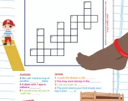 Spelling crossword: nk words