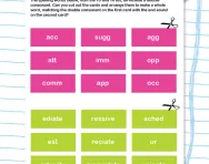 Spelling: double consonants revision worksheet