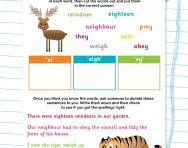 Spelling patterns: ‘ei’ and ‘eigh’ and ‘ey’ representing the /ai/ sound