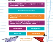 Spelling patterns: the prefix aero- worksheet