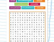 Spelling patterns: the prefix cir- worksheet