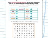 Spelling patterns: the suffix -ful