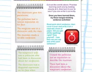 Spelling patterns worksheet: words ending -cian / -ssion
