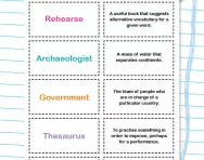 Spelling tricky words Y6 worksheet