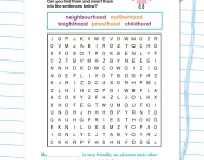 Spelling wordsearch: the suffix -hood