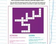 Split vowel digraph crossword