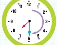 Telling the time to the half hour tutorial