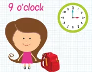 Telling the time to the hour tutorial