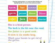 The /er/ sound worksheet