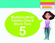 Multiplication Tables Practice Check 5