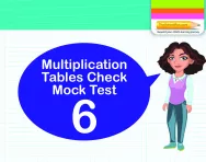 Multiplication Tables Practice Check 6